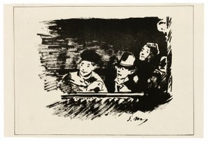 Na Galeria Superior de Édouard Manet