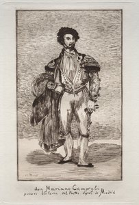 O Bailarino (Don Mariano Camprubi) de Édouard Manet