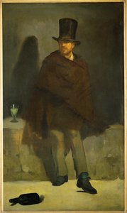O bebedor de absinto (óleo sobre tela) de Edouard Manet