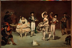 Balé espanhol de Édouard Manet