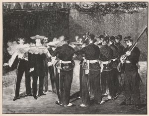 A execução de Maximiliano de Édouard Manet