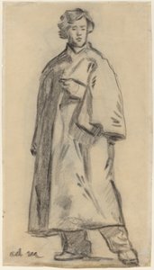 Homem vestindo uma capa [reto], 18521858. de Édouard Manet