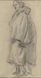 Homem vestindo uma capa [verso], 18521858. de Édouard Manet