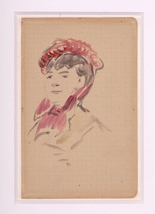 Manet - Retrato de Isabelle Lemonnier, cerca de 1880 de Édouard Manet