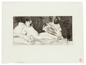 Olympia (placa publicada) de Édouard Manet