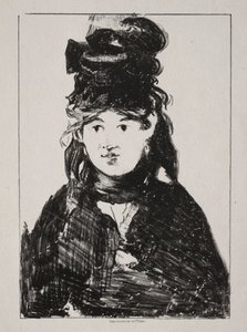 Retrato de Berthe Morisot de Édouard Manet