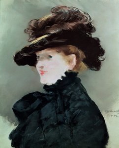 Retrato de Mery Laurent (1849-1900) 1882 (pastel sobre papel)
