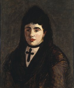 Mulher Espanhola com uma Cruz Negra de Édouard Manet