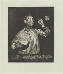 O menino com bolhas de sabão de Édouard Manet