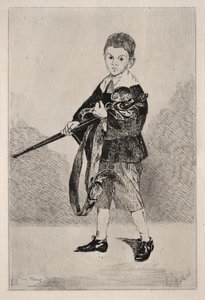 O menino com uma espada de Édouard Manet