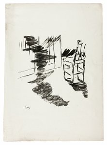 A Cadeira ("Aquela sombra que jaz flutuando no chão..."), de O Corvo (Le Corbeau) de Édouard Manet