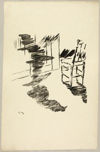 A Cadeira ("Aquela sombra que jaz flutuando no chão..."), de O Corvo (Le Corbeau) de Édouard Manet