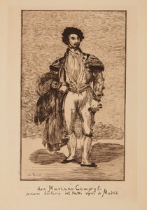 O Bailarino (Mariano Caprubi) de Édouard Manet
