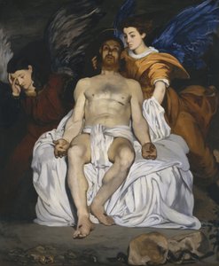 O Cristo Morto com Anjos de Édouard Manet