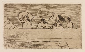 O parapeito da ponte, chapa 5 de Le Fleuve de Édouard Manet