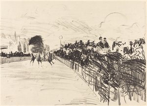 As corridas (Les cursos) de Édouard Manet