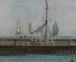 O cais de Boulogne-sur-Mer, 1868 de Édouard Manet