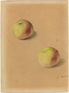 Duas maçãs, 1880. de Édouard Manet