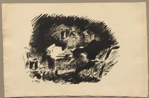 Sob a lâmpada de Édouard Manet