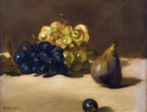 Uvas e figos de Édouard Manet