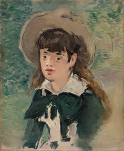 Menina numa Bancada de Édouard Manet