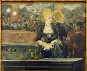 Estude para o bar em Folies-Bergère de Édouard Manet