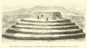 O Templo de Huiracocha, segundo o historiador Garcilasso de la Vega de Edouard Riou