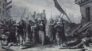 Incêndio do Hôtel de Ville em 1871, em 1871 (óleo sobre tela)