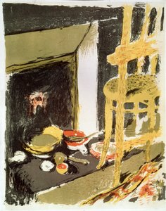 Na lareira, 1899. de Edouard Vuillard