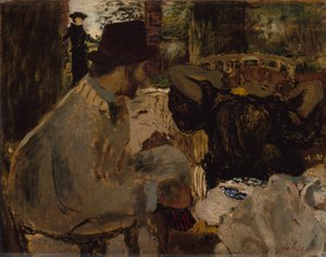 Conversa, 1897-8 de Edouard Vuillard