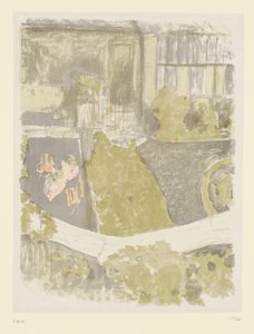 Jardim em frente ao estúdio de Edouard Vuillard