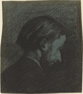Cabeça de um homem barbudo, 1889. de Edouard Vuillard