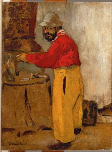 Henri de Toulouse-Lautrec, a Villeneuve sur Yonne, chez les Natansons (óleo sobre tela) de Edouard Vuillard