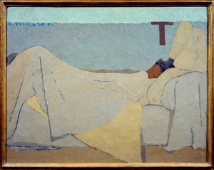 Na cama de Edouard Vuillard