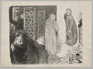 Interior com tela de Edouard Vuillard