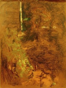 Praça Ventimiglia na névoa da manhã de Edouard Vuillard