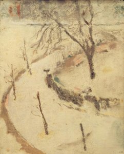 Inverno em Praça Berlioz de Edouard Vuillard
