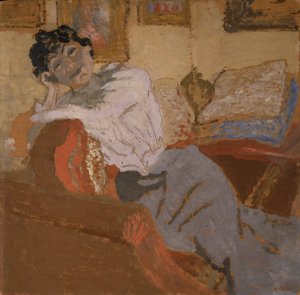 Madame Hessel no sofá (Madame Hessel no sofá)