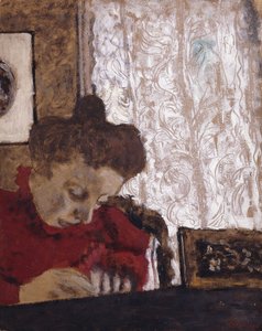 Escrita de Marie Vuillard; Escrita de Marie Vuillard, c.1895 de Edouard Vuillard