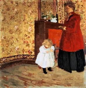 Mãe e Filho, 1900 de Edouard Vuillard