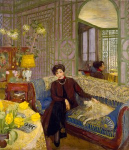 Retrato de Marcelle Aron, esposa de Tristan Bernard (1866-1947) 1914 de Edouard Vuillard