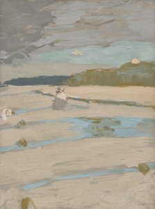 A praia de Saint-Jacut de Edouard Vuillard