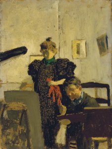 Vallotton nos Natansons ", 1897 de Edouard Vuillard