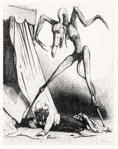 Ilustração para Le Diable Amoureux, 1845