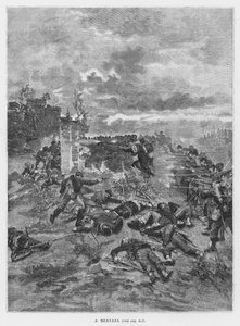 A Mentana (engraving) de Edouardo Matania
