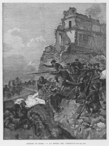 Cerco de Roma (gravura) de Edouardo Matania