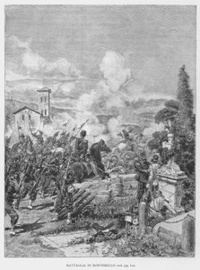 Batalha de Montebello (gravura) de Edouardo Matania