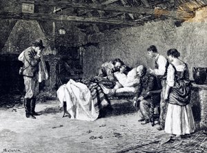 Morte de Anita Garibaldi na fazenda do Marquês Guiccioli (ilustração)