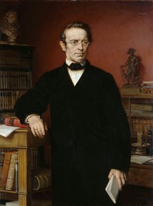 Retrato de Johann Gustav Droysen 1808-1884, 1885.