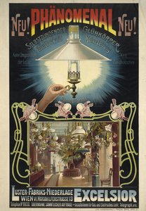 Excelsior. Corpo incandescente de auto-ignição, ca 1895-1900. de Eduard Döcker